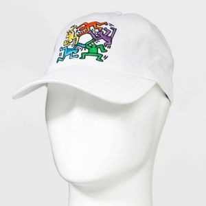 NWOT Keith Haring Dad Hat White
